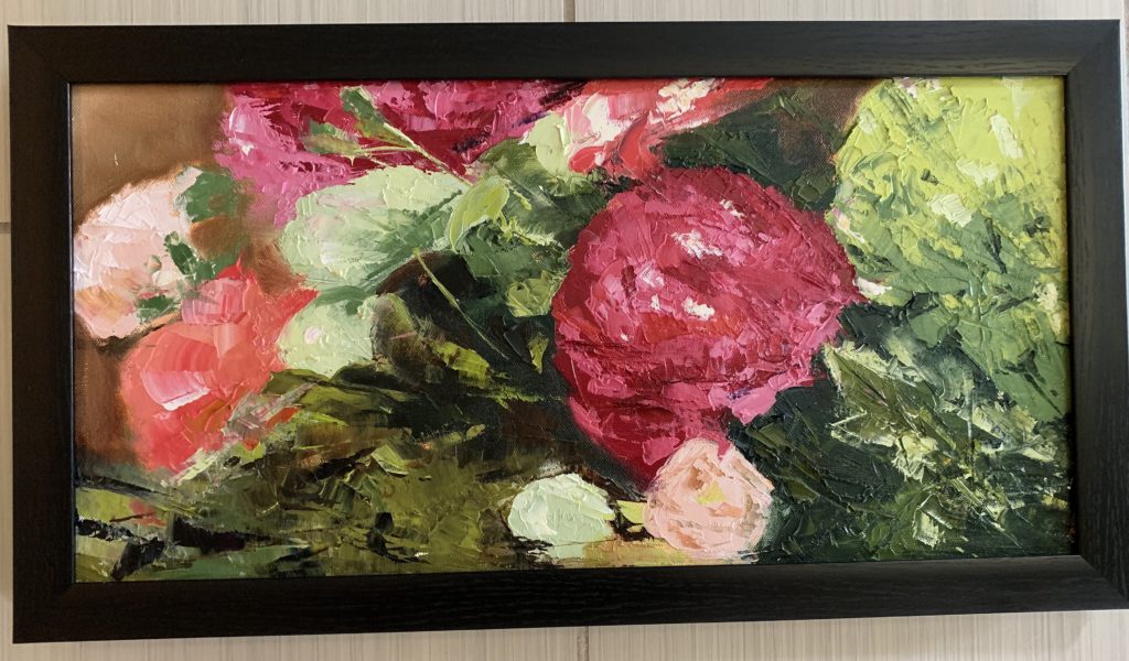 Floral Palette Knife Oil