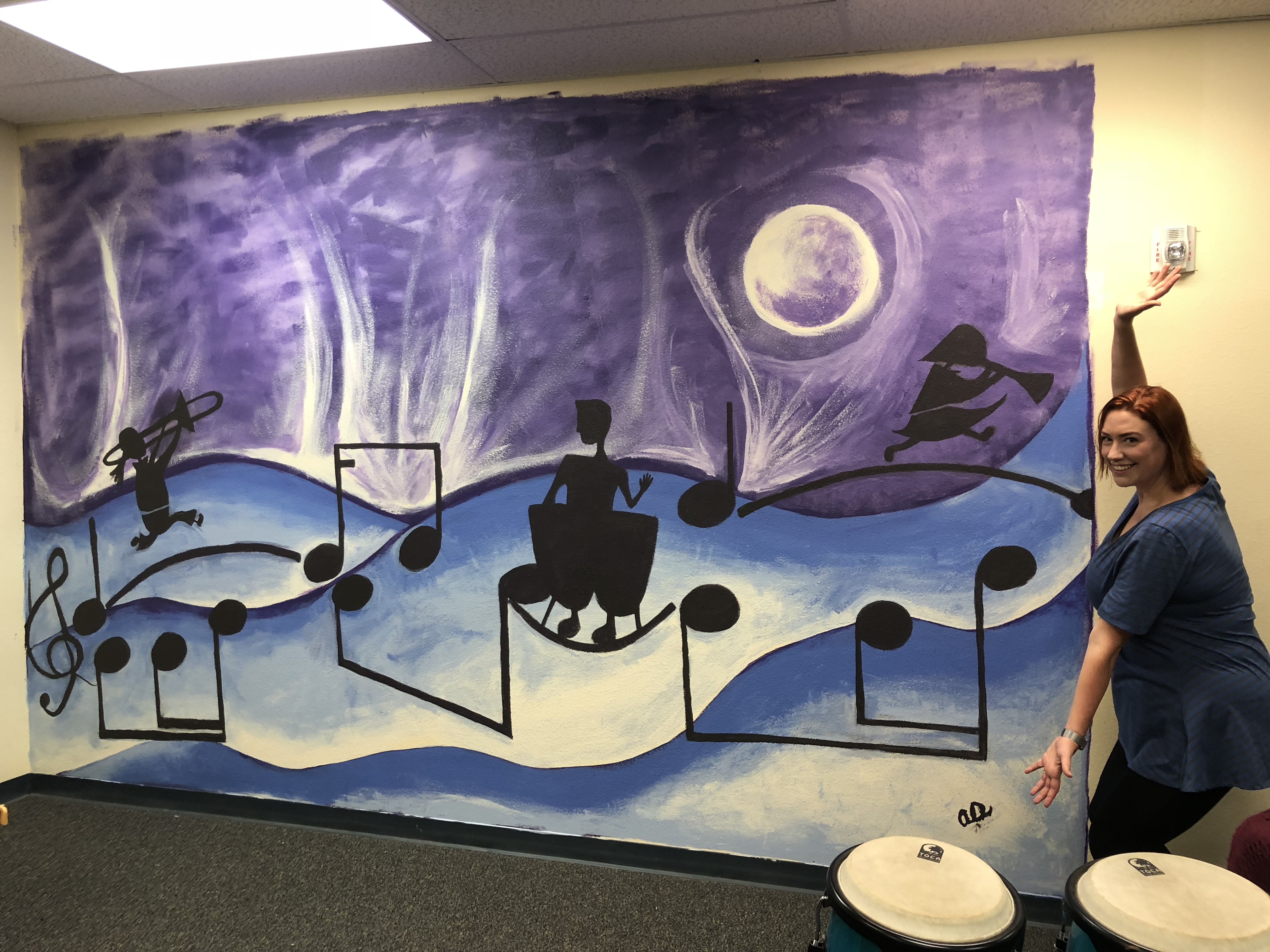 Jacksonville Music Room Mural